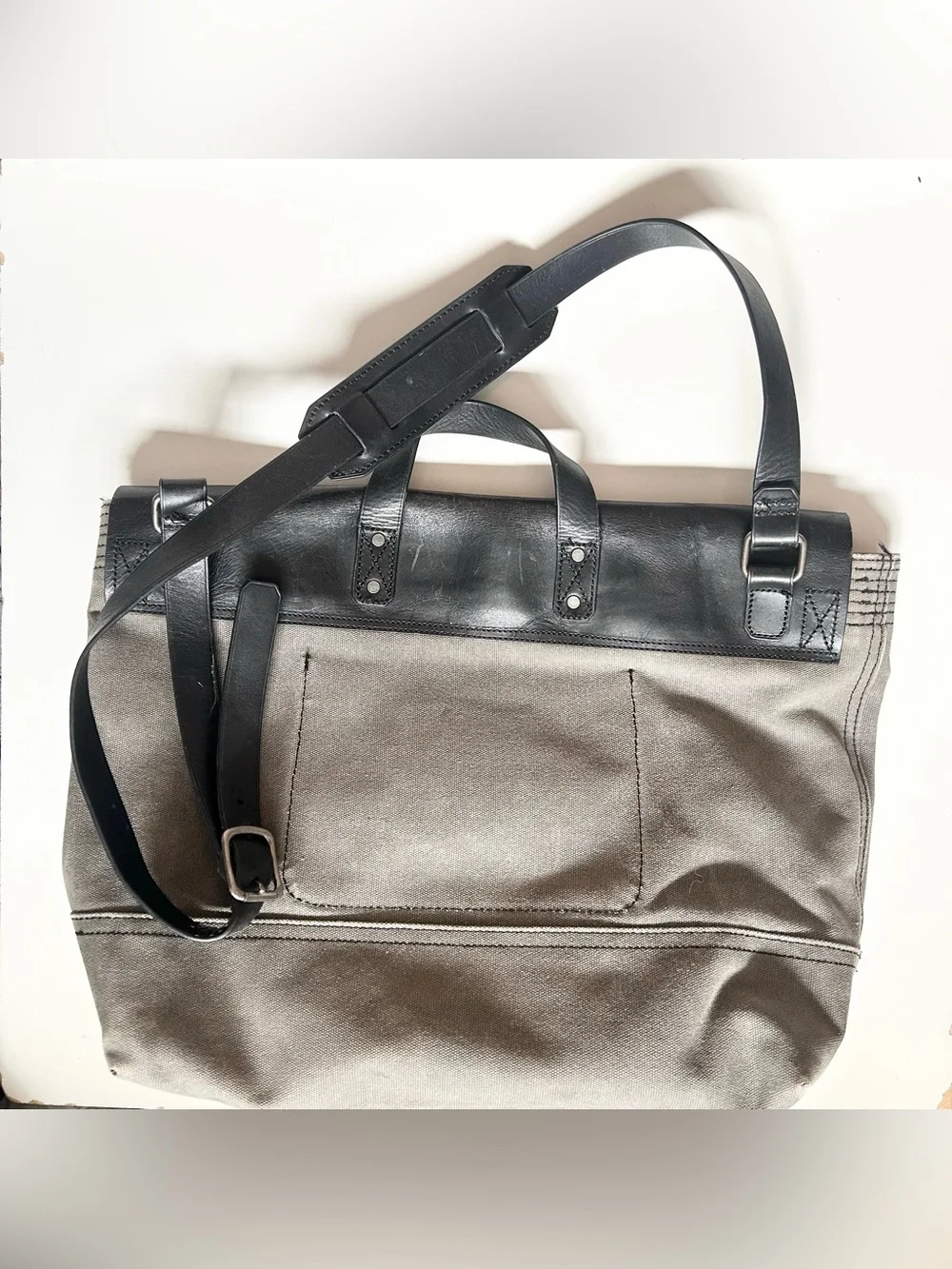 Banana Republic Vintage Style Messenger Bag Tote